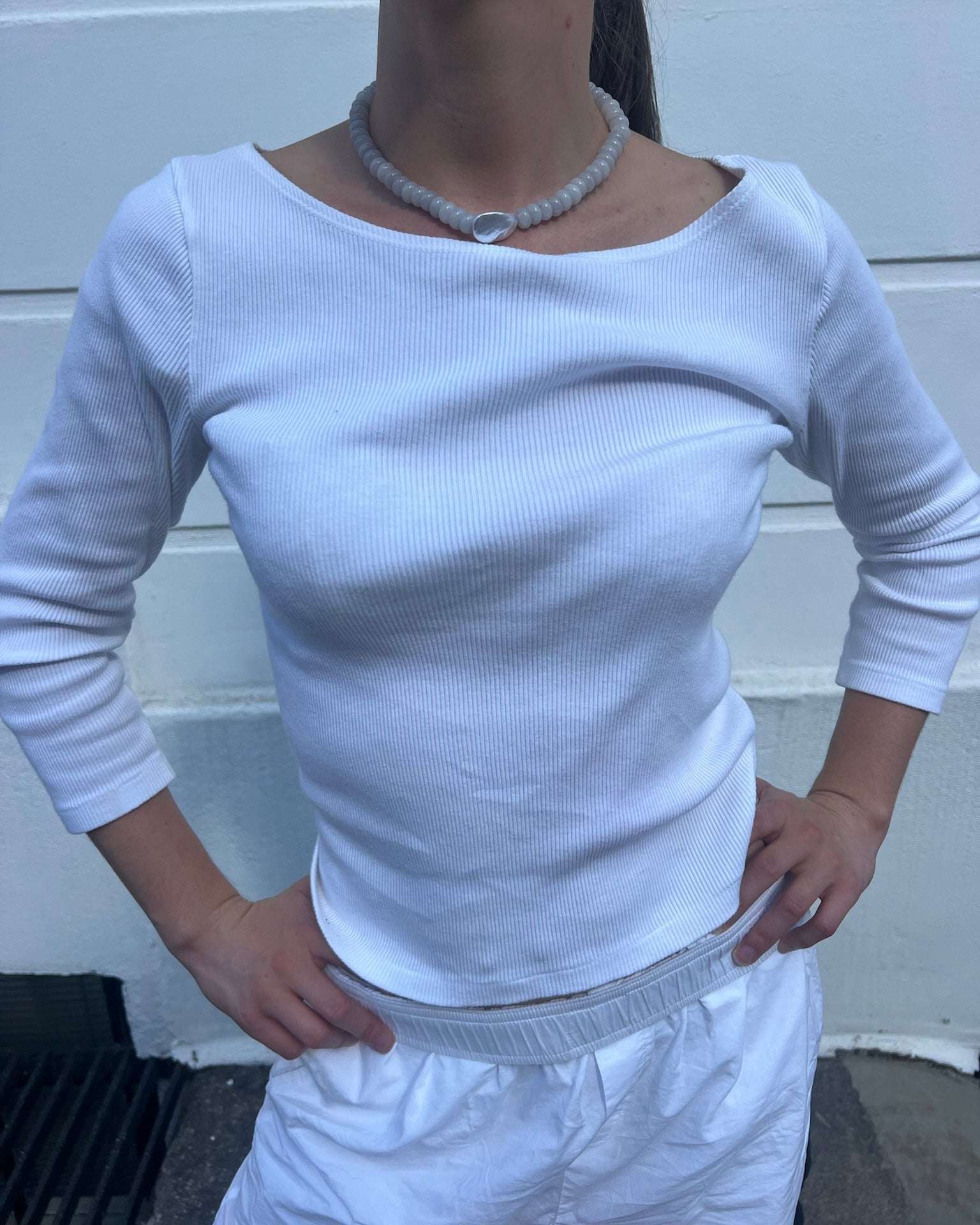 Pebble Pearl Necklace