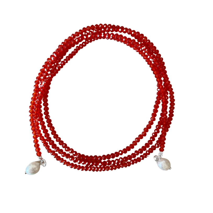 Scarlet Flame Necklace
