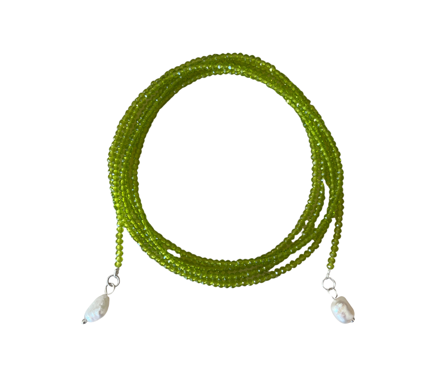 Key Lime Pie Lasso Necklace