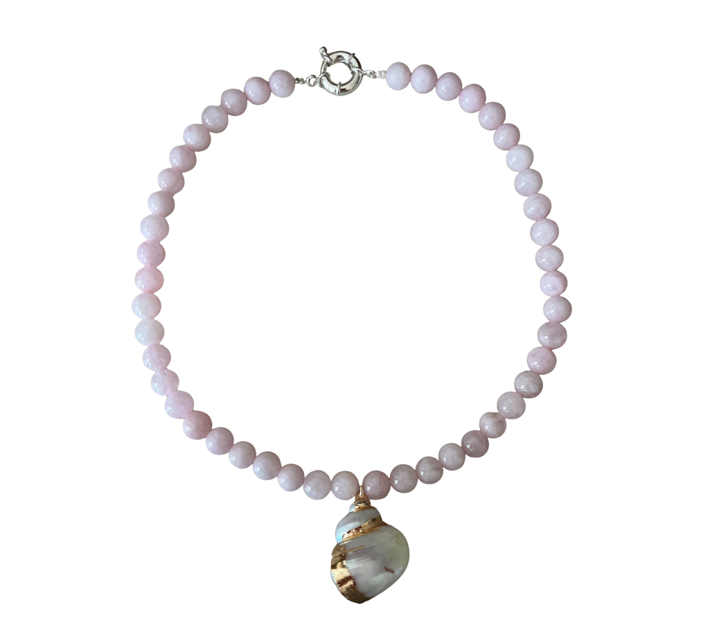 Blush Nautilus Shell Necklace