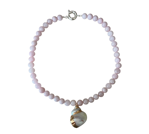 Blush Nautilus Shell Necklace