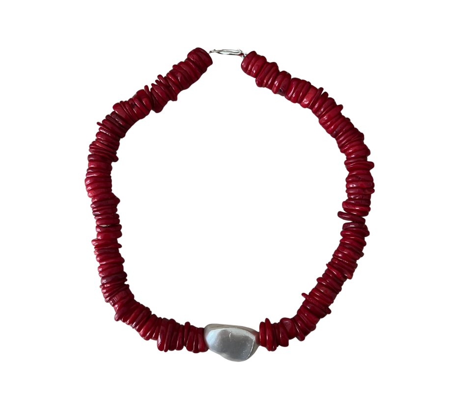 Coral Statement Necklace